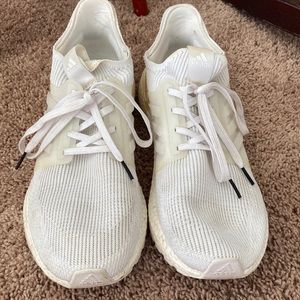 Triple White Adidas Ultraboost Size 10